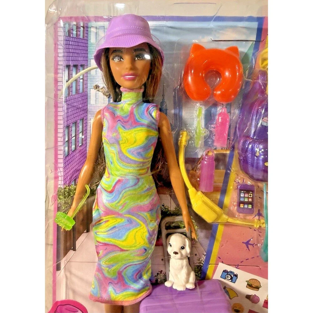 Mattel Barbie It Takes Two Teresa Travel Set HKB05 Doll 10+ Accessories NIB‎ New